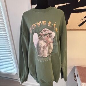 Boys Lie O/S oversized look Sweatshirt with Angel Design